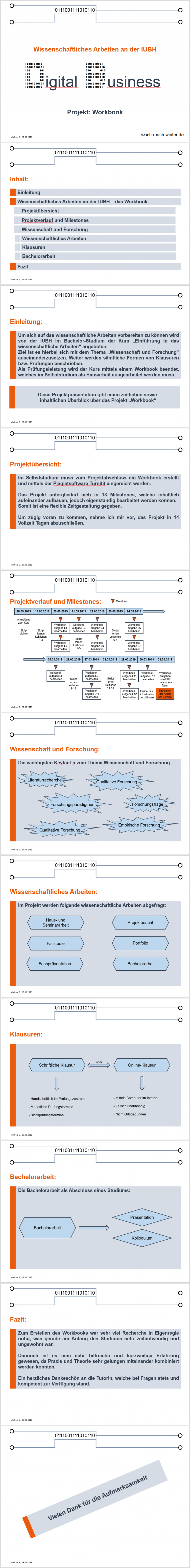 Mein IU Workbook im Modul - Wissenschaftliches Arbeiten